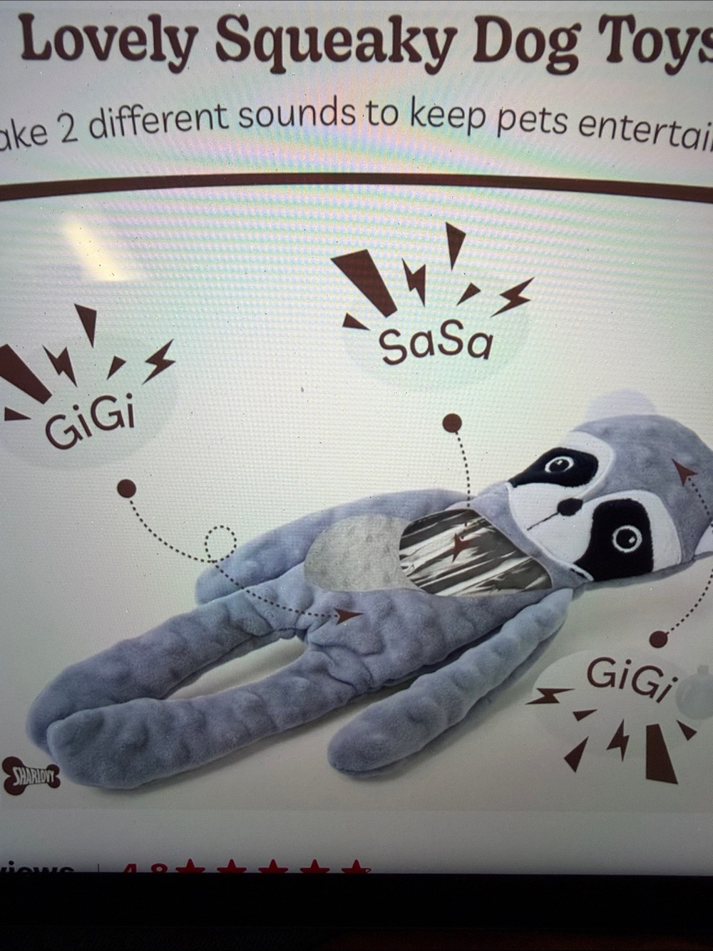 Plush Long-Leg Soft Toy unstuffed for large breed. 🆕